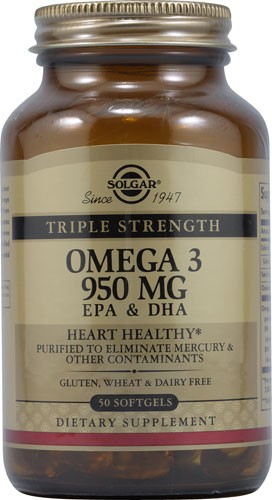 Solgar Omega-3 EPA and DHA 950 mg - 50 Softgels