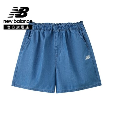 【New Balance】 NB 童裝短褲_中性_牛仔藍_7VG2118TIN
