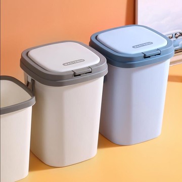 北歐風生活垃圾桶帶蓋家用客廳創意衛生間廁所廚房輕奢有蓋圾垃筒【林之舍】