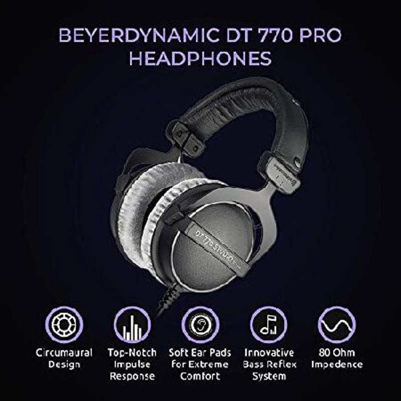 舗beyerdynamic DT 770 PRO 32 Ohm(密閉型スタジオヘッドホン、32Ω)