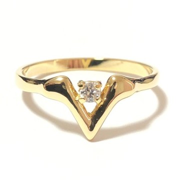 V Design Ring (可作為尾戒)