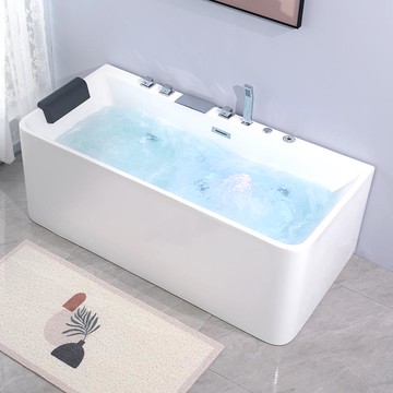 優樂悅~獨立式可移動一體無縫加深小戶型亞克力酒店民宿家用商用保溫浴缸