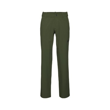 MAMMUT Hiking V Pants Men 防曬彈性健行長褲 深沼澤綠 男款 #1022-02520