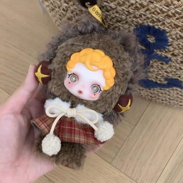 桃园出貨✨ 新款10cm娃衣 sp冬日斗篷套裝 僅娃衣sp光織園衣服 10cm可愛搪膠玩偶公仔著替