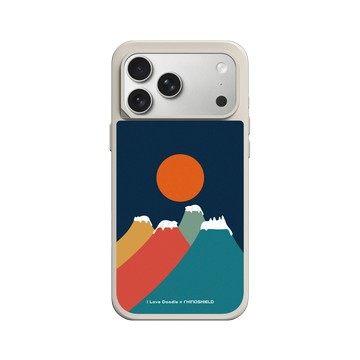 iPhone 17 Pro Max SolidX 貝殼灰 - ilovedoodle (Lim Heng Swee) - Cat Landscape - Colorful Mountains 貓咪五彩山