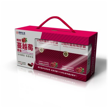 信東精粹蔓越莓膠囊3入禮盒