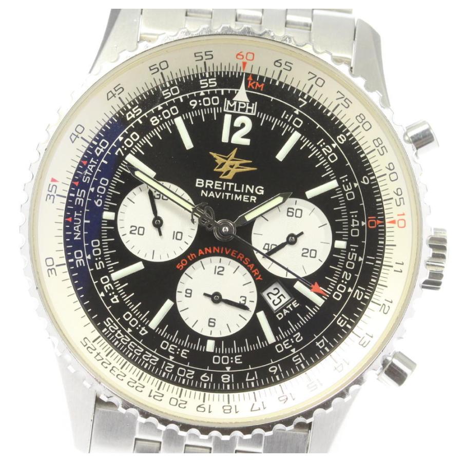 ☆良品【BREITLING】ブライトリング ナビタイマー 50周年記念モデル A41322 自動巻き メンズ | LINEショッピング