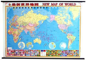金時代 世界地圖 /份 108x78 cm 全開防水塑掛 9789866970221【APP滿額下單10%點數(單一帳號最高1000點)】4/30止