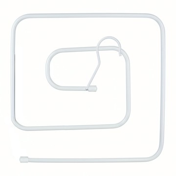 超實用省空間螺旋晾曬床罩被單架 方形 40*40cm  40 x 40cm  白色