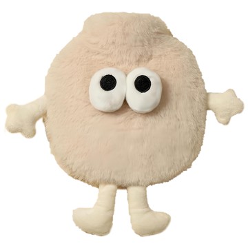 JAR 嚴選 ins 風卡通可愛保暖熱水袋 - 小白炭  1個