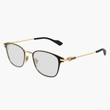 【GUCCI 古馳】方形金屬光學眼鏡(GG1740OK-001)