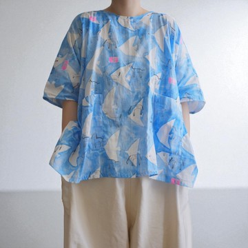 青空飛鳥超寬版四方衣