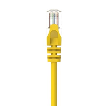 POLYWELL 寶利威爾 CAT6 高速網路線 RJ45福祿克認證 PW15-W58-D030  黃色  1條  3m