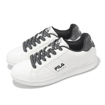 Fila 休閒鞋 Inheritance 3 男鞋 白 灰 低筒 皮革 小白鞋 斐樂 1C923Z110