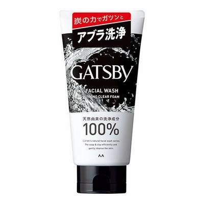 GATSBY（ギャツビー）洗顔料 ストロングクリアフォーム 強力爽快 ノンスクラブ 130g マンダム