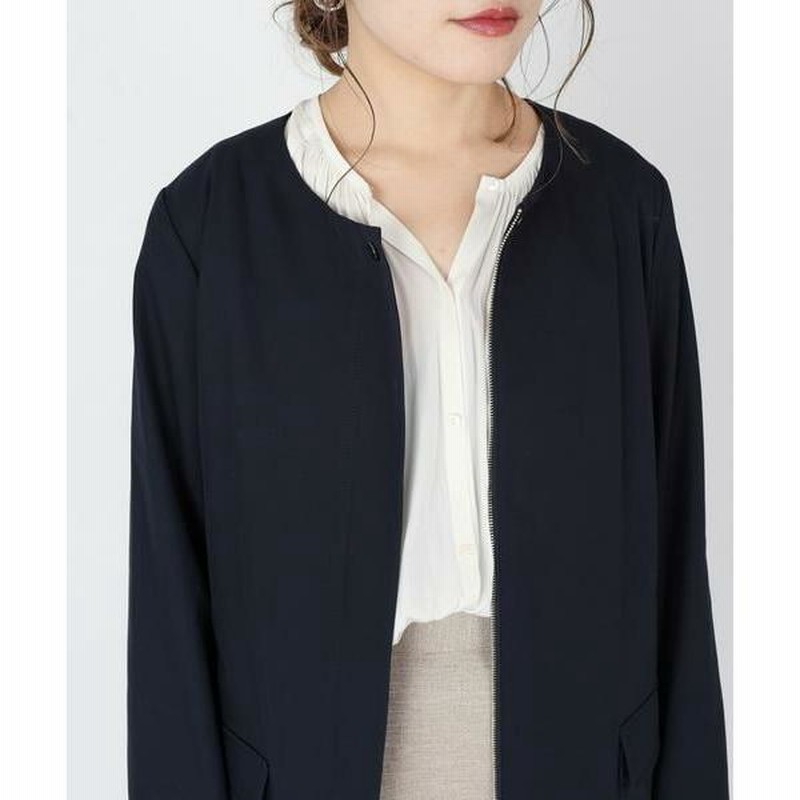 美品　ships コットンフードライナーコート SHIPS for women / シップスウィメン コットンフードライナー