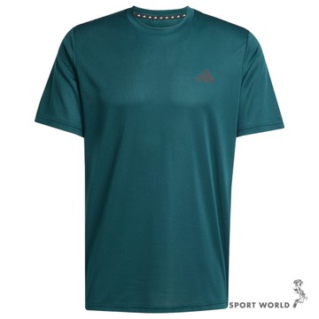 Adidas 短袖上衣 男裝 排汗 綠【運動世界】JW5025