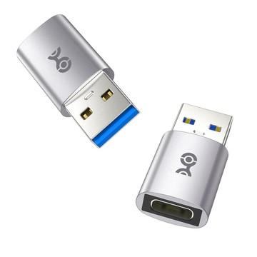 [6美國直購] Cable Matters 201317x2 10Gbps USB 轉 USB C 轉接頭 2入公轉母 適 適 iPhone iPad Pro Galaxy
