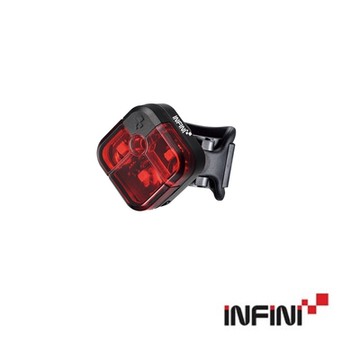 《INFINI》I-220R 3LED後燈 紅 (警示燈/車燈/夜騎/安全/自行車/單車)