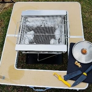 美麗大街【107013017】大型摺疊收納焚火台 烤肉架