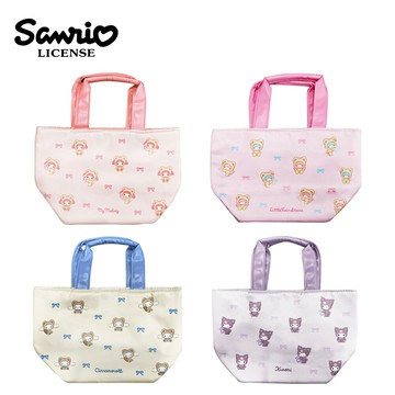 【日本正版】三麗鷗 手提袋 便當袋 午餐袋 外出提袋 美樂蒂 雙子星 大耳狗 酷洛米