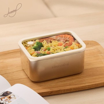 Hiromimi 可微波不鏽鋼保鮮盒1000ml