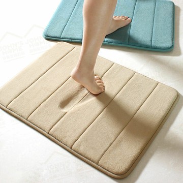 珊瑚絨回彈海綿吸水地墊 多規格 強力吸水 浴室防滑墊 吸水腳踏墊 廁所止滑墊 門墊【BA0209】《約翰家庭百貨