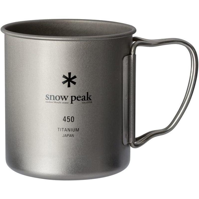 スノーピーク(snow peak) マグ・シェラカップ チタン シングルマグ 450ml MG-143