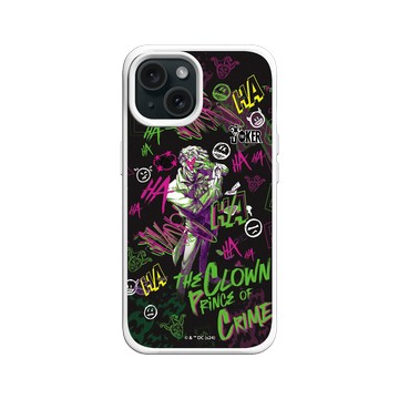 iPhone 15 SolidX 白 - Joker - 小丑貼紙款