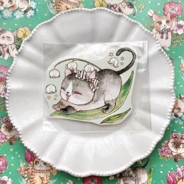 貼紙　春貓系列