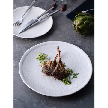 朵頤NOVO牛排盤子 西餐餐盤 西式餐具白色家用創意牛排餐盤餐盤