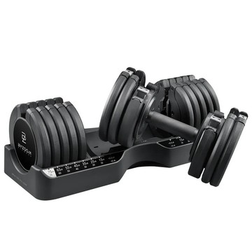 BYZOOM FITNESS 可調式啞鈴 34KG(75LB) 21段重量秒速調整
