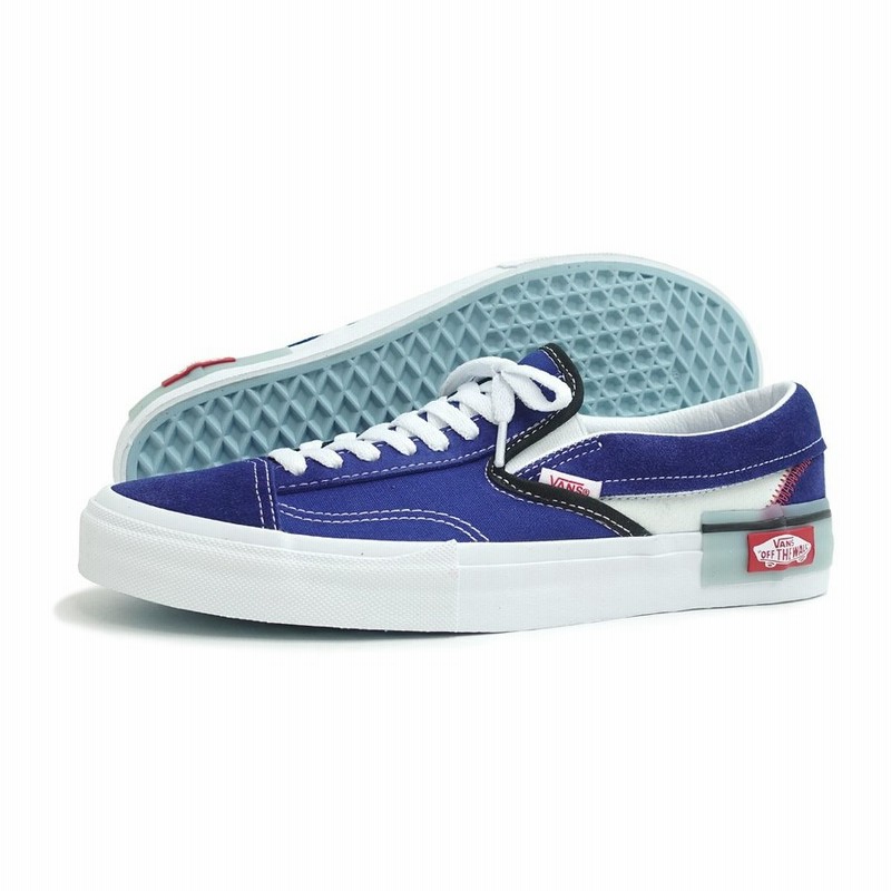 バンズ Vans スリッポン カット ペースト スニーカー メンズ レディース Slip On Cap Vn0a3wm5xhr ブループリント 青 定番 靴 海外企画 通販 Lineポイント最大0 5 Get Lineショッピング