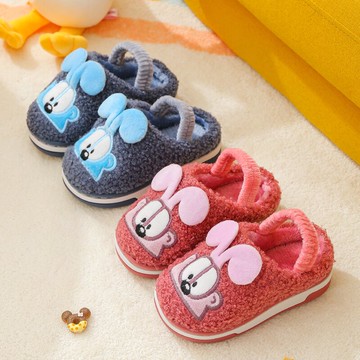 兒童棉拖鞋女童冬季新款卡通可愛男童保暖室內防滑家居1-3歲2寶寶