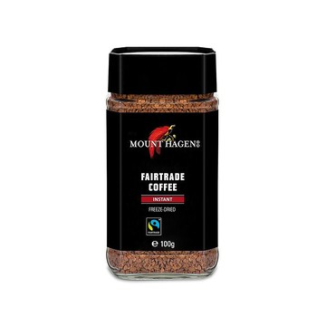 Mount Hagen 公平貿易即溶咖啡粉4罐優惠組(100g x4罐)