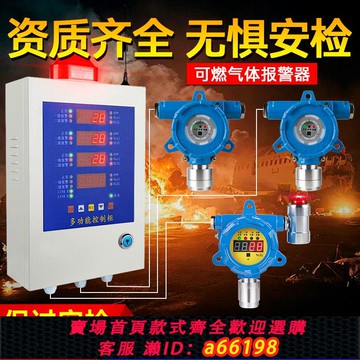 【台灣公司 可開發票】可燃氣體探測報警器工業油漆化工廠有毒有害天然氣燃氣濃度檢測儀