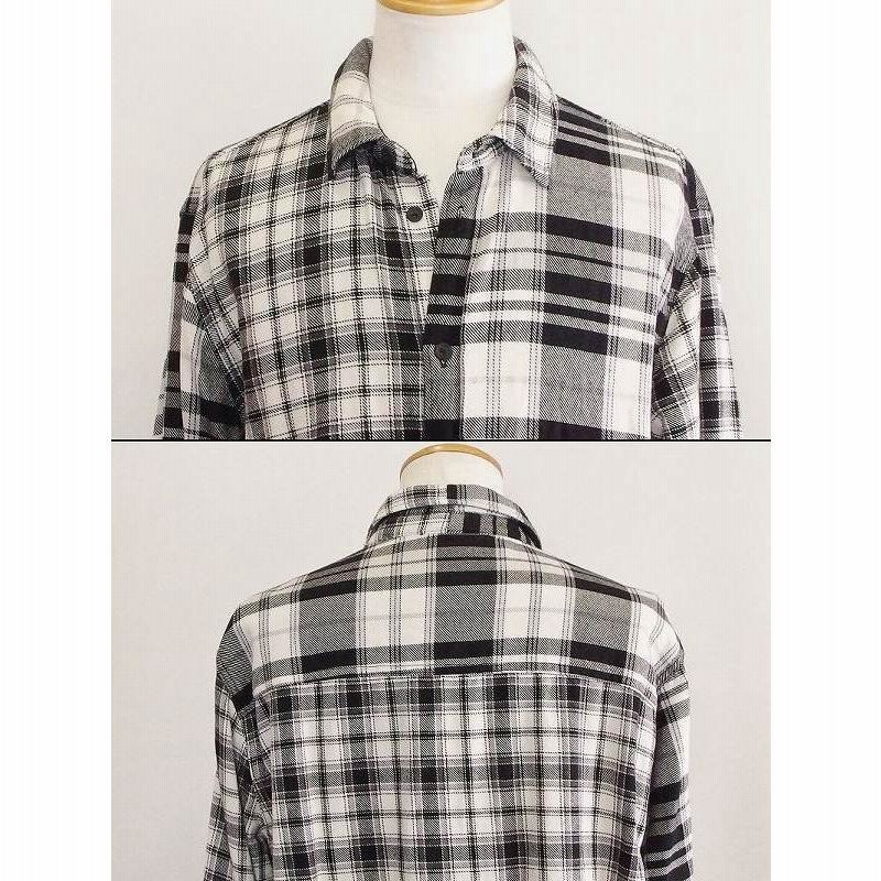 ZARA ザラ チェック柄 長袖シャツ RELAXED FIT メンズ L