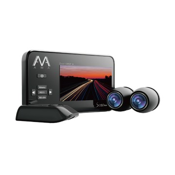 AMA S780Pro WIFI手機傳輸 星光級鏡頭 機車雙鏡頭行車記錄器2024必備款
