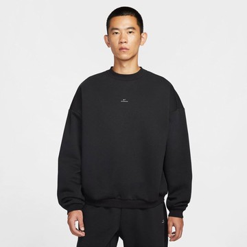 NIKE AS M NK TF SI BRSH CREW 男運動長袖 黑-IM5902010