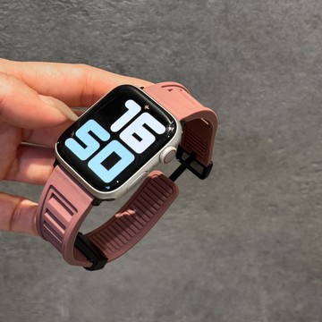 散熱錶帶 磁吸折疊扣 適用 Apple Watch S11 10 9 8 7 6 5 SE 錶帶45mm 42/46mm