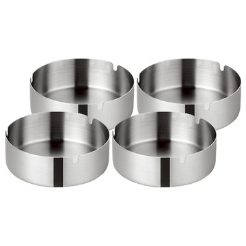 y371不鏽鋼煙灰缸0.07g  4個  銀色