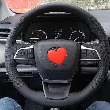 大眾老邁騰速騰帕薩特大眾CC方向盤套手縫真皮把套寶來捷達專用