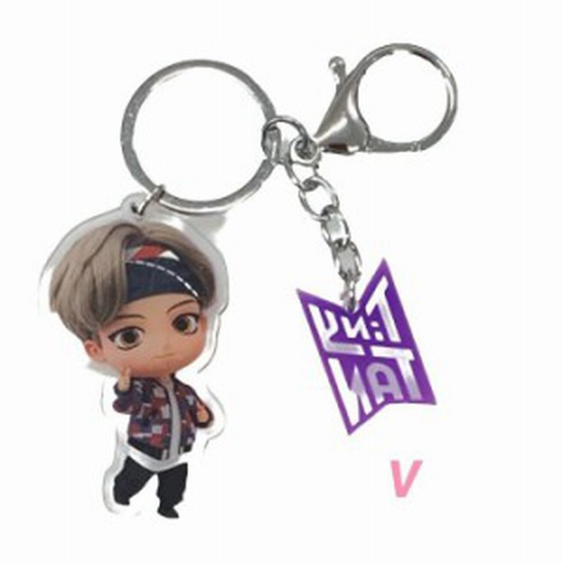 V ブイ Bts 防弾少年団 キャラクター キーホルダー チャーム 韓流 グッズ Ve002 3 通販 Lineポイント最大get Lineショッピング