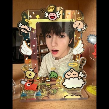 🔥臺灣出貨 小紅書同款拓麻歌子自制亞克力插卡相框立牌超精緻裝飾品生日禮物