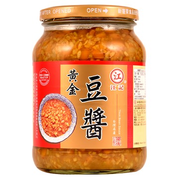 江記 黃金豆醬 無添加防腐劑、人工色素  840g  1罐