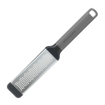 KitchenAid 美國 附蓋止滑起司檸檬刨刀(岩灰29.5cm) / 乳酪刨屑 料理刨絲器 刨絲刀