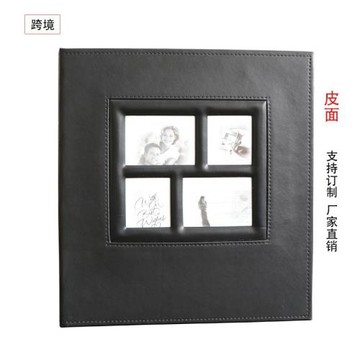 出歐美PU皮質插頁式相冊可裝6寸大6寸相片400張500張600張影集本