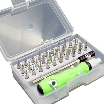 改錐合一起子一字十字維修套裝多功能批頭家用拆機32螺絲刀手機.