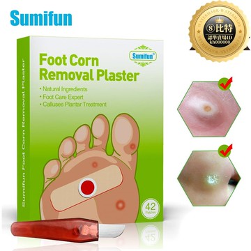 快速出貨 【高評價】sumifun英文雞眼貼 雞眼膏 足部護理42片/盒