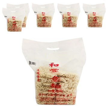 和豐拉麵 意麵 1.2kg 6袋 麵條Q彈有嚼勁 口感滑順 烹煮簡單方便